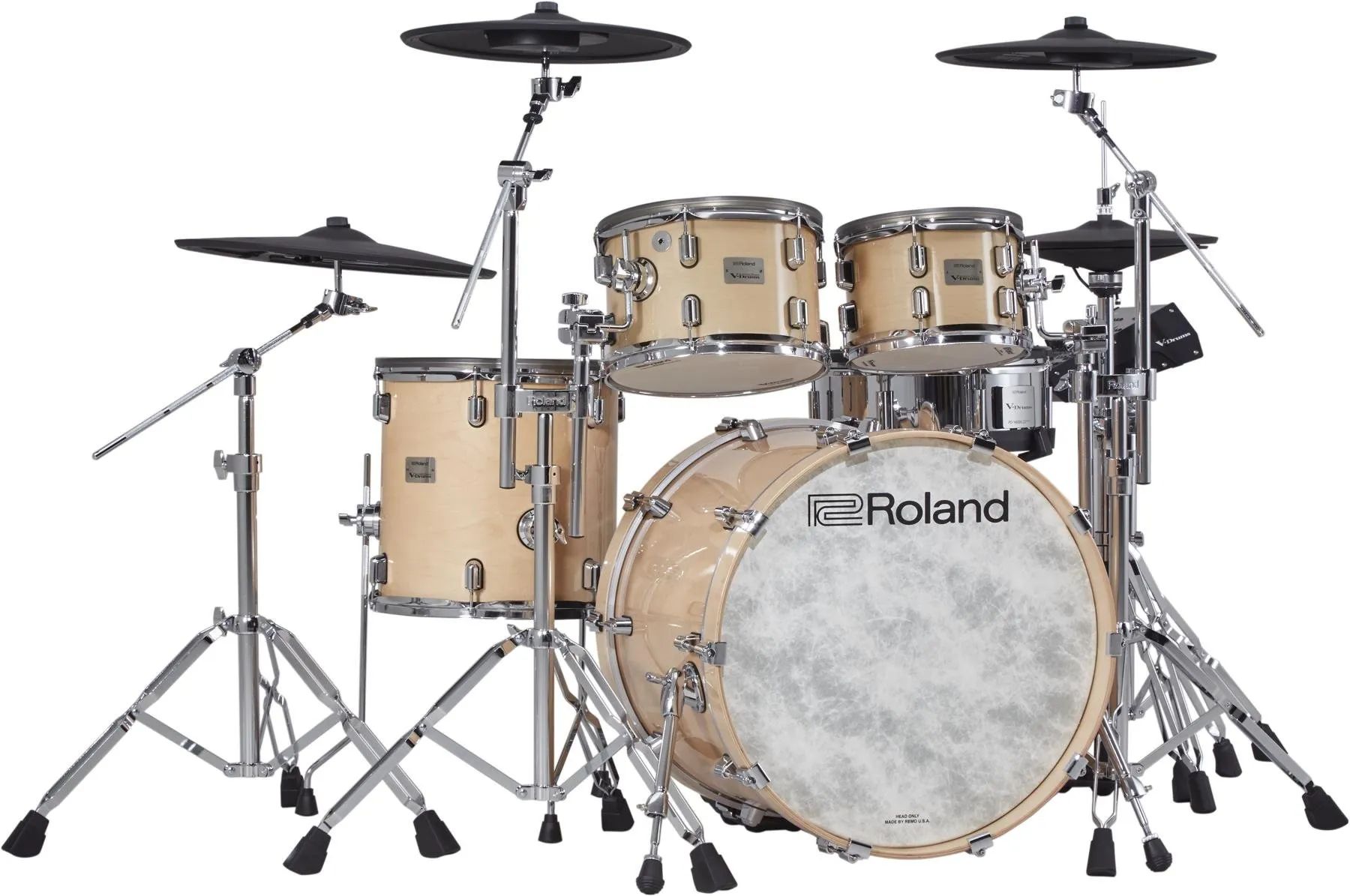 

Электронная ударная установка Roland V-Drums Acoustic Design VAD706GN — глянцевый натуральный