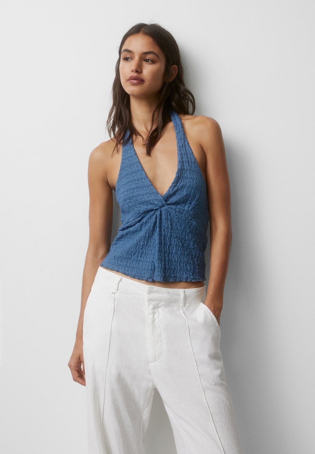 

Топ PULL&BEAR, синий