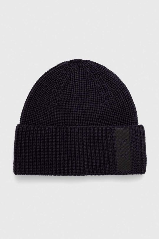 

Шапка из смесовой шерсти Armani Exchange, темно-синий