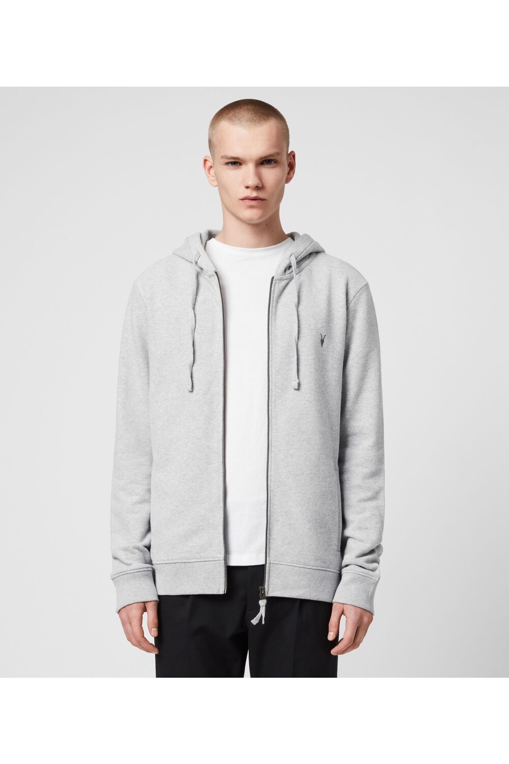 

Толстовка AllSaints с вороном All Saints, серый