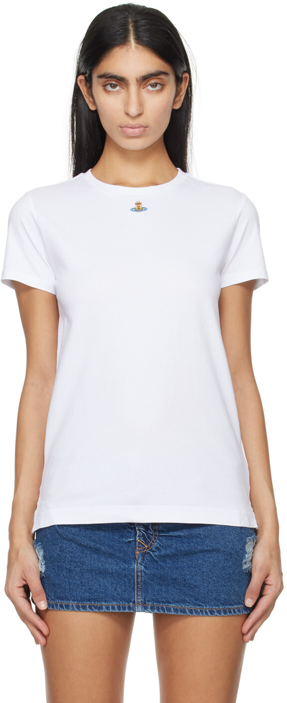

Белая футболка Orb Peru Vivienne Westwood, цвет White