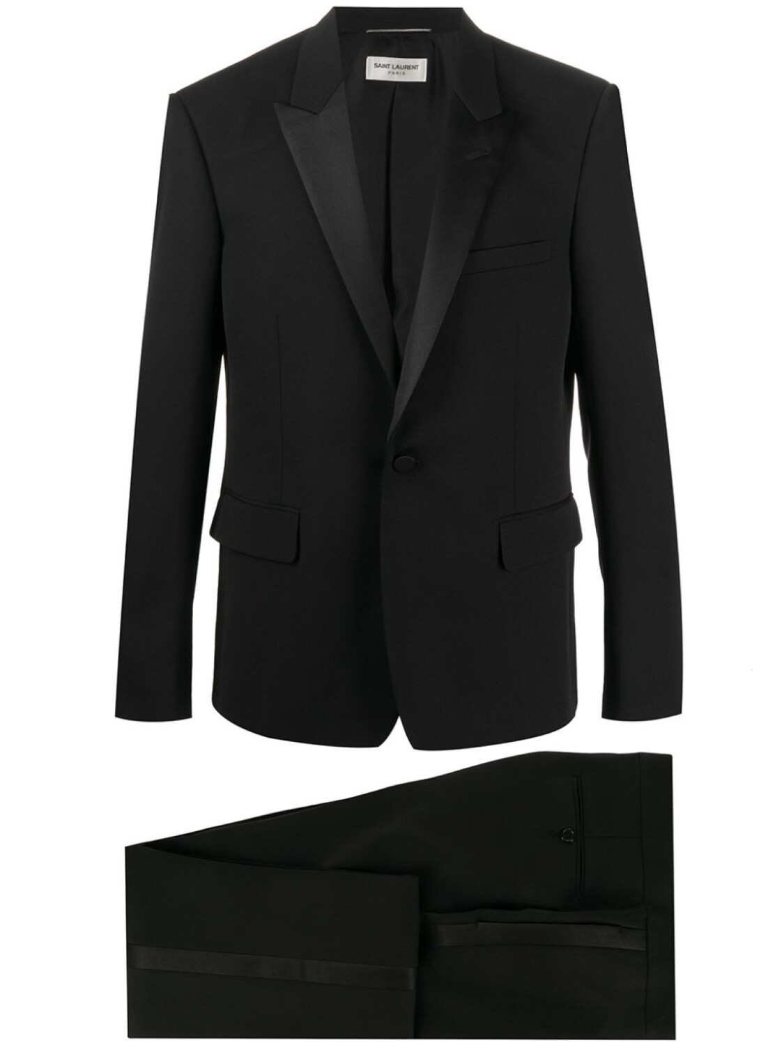 

Декорированный пиджак Saint Laurent, черный