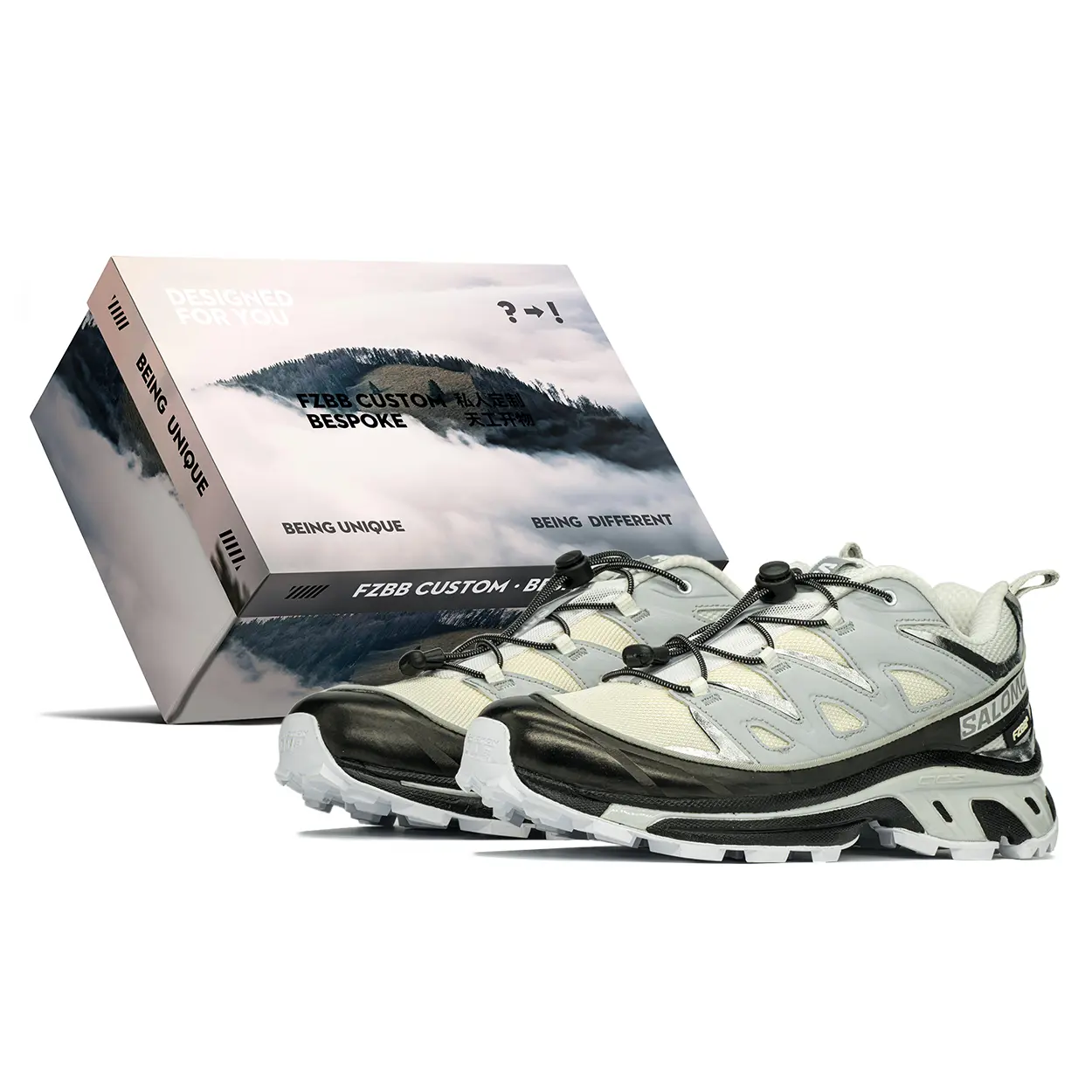 

XT-6 Кроссовки для походов унисекс с низким верхом, черные/серые Salomon
