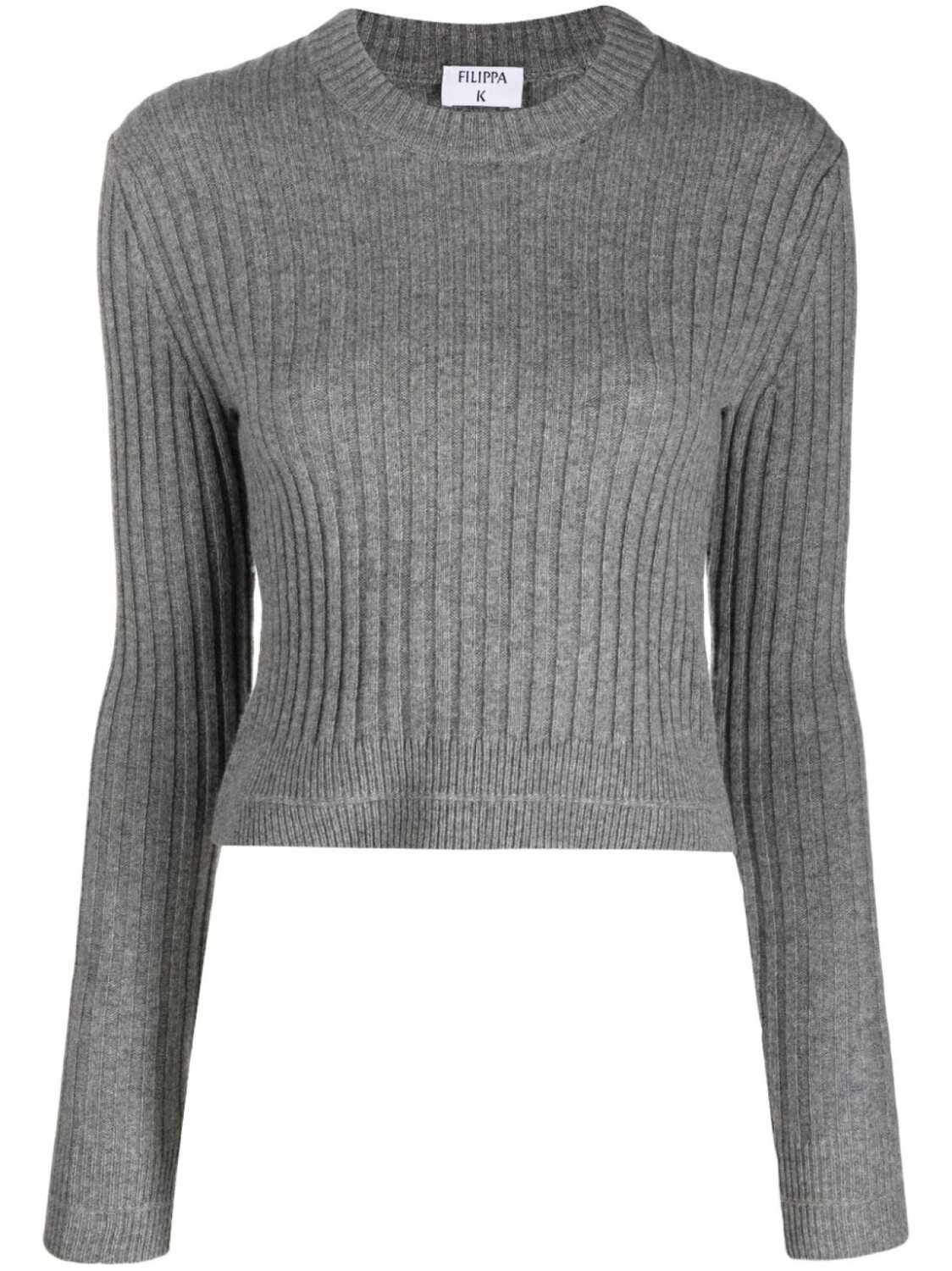 

Шерстяная толстовка с круглым вырезом Filippa K, серый