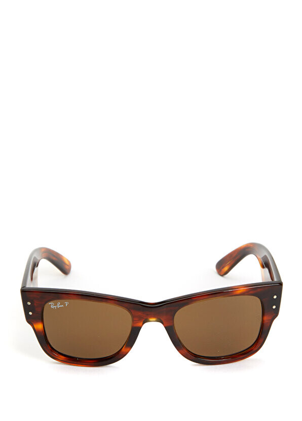 

Коричневые мужские солнцезащитные очки с черепаховым узором Ray-Ban