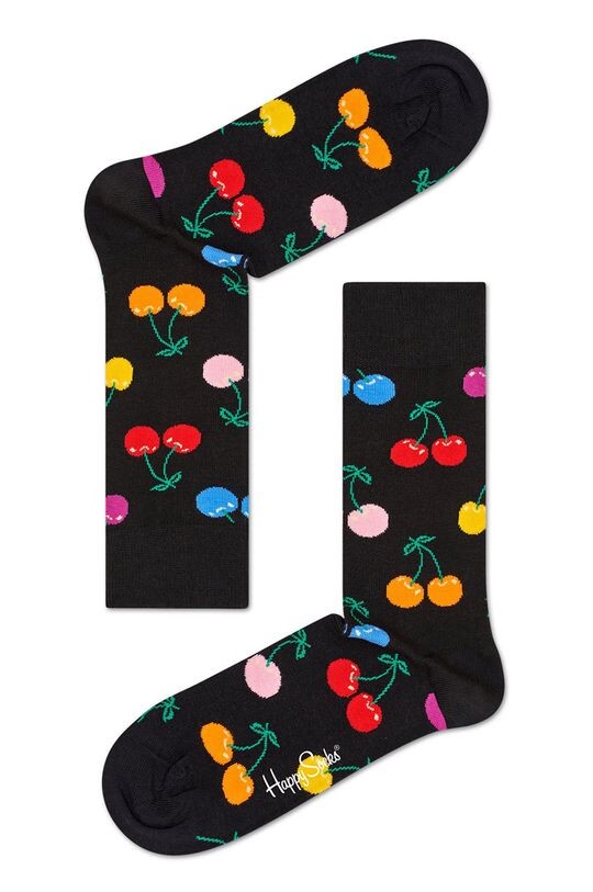 

Носки с вишней Happy Socks, черный