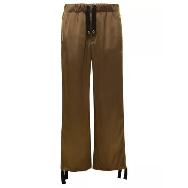 

Брюки jogger pants with drawstring and barocco ban Versace, коричневый