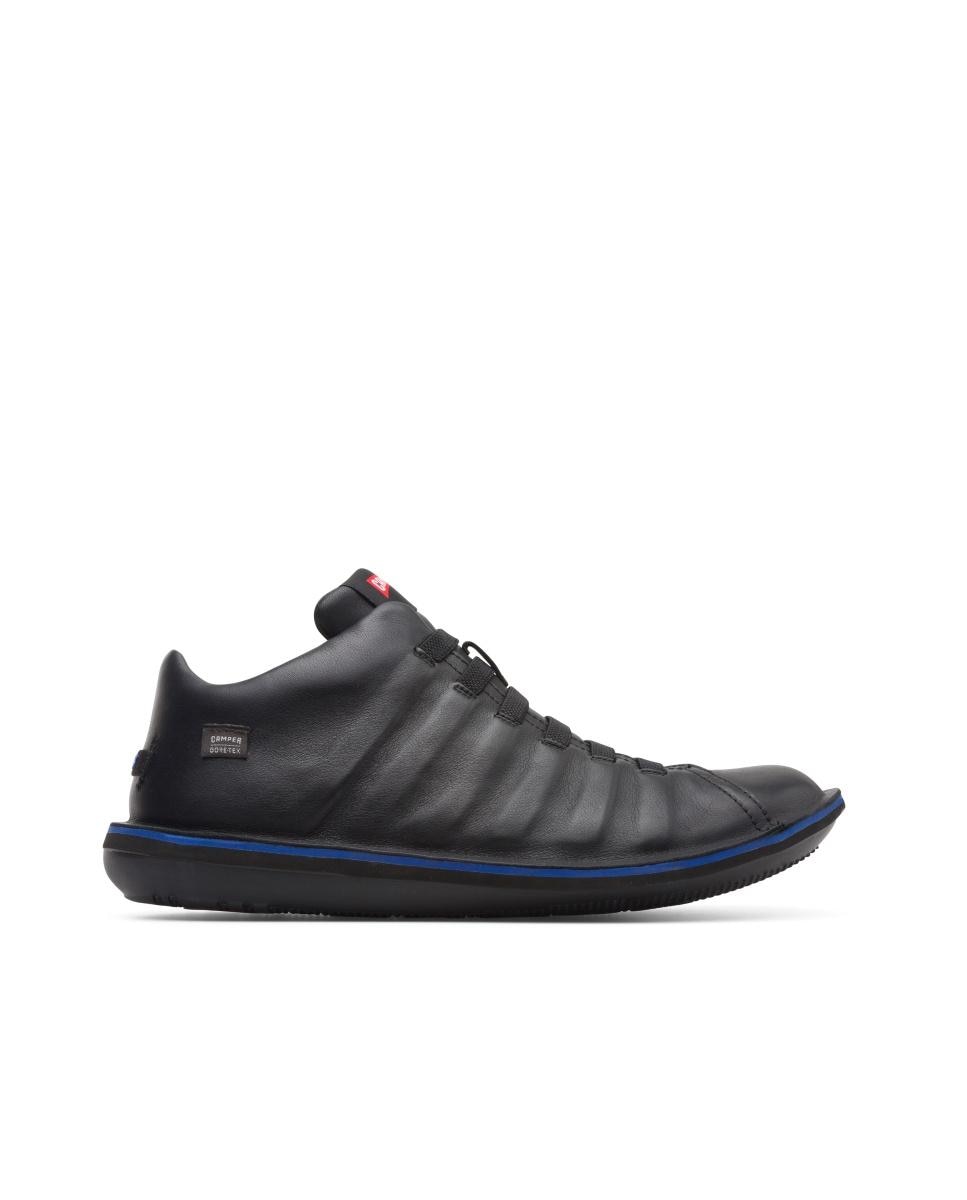 цена Мужские черные кожаные кроссовки с технологией Gore-tex Camper, черный