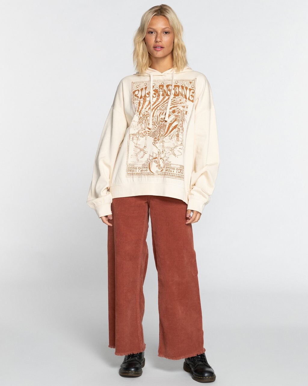 

Толстовка KEEP RIDIN OTLR ANW Billabong, античный белый