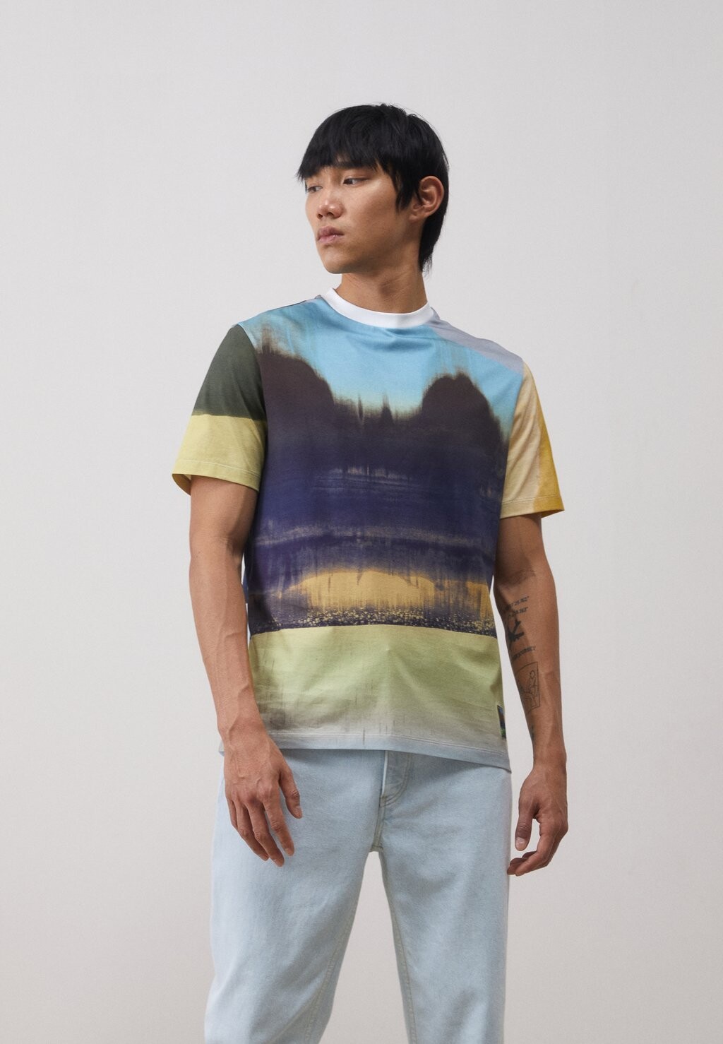 

Футболка с принтом Paul Smith, мультиколор, Серый