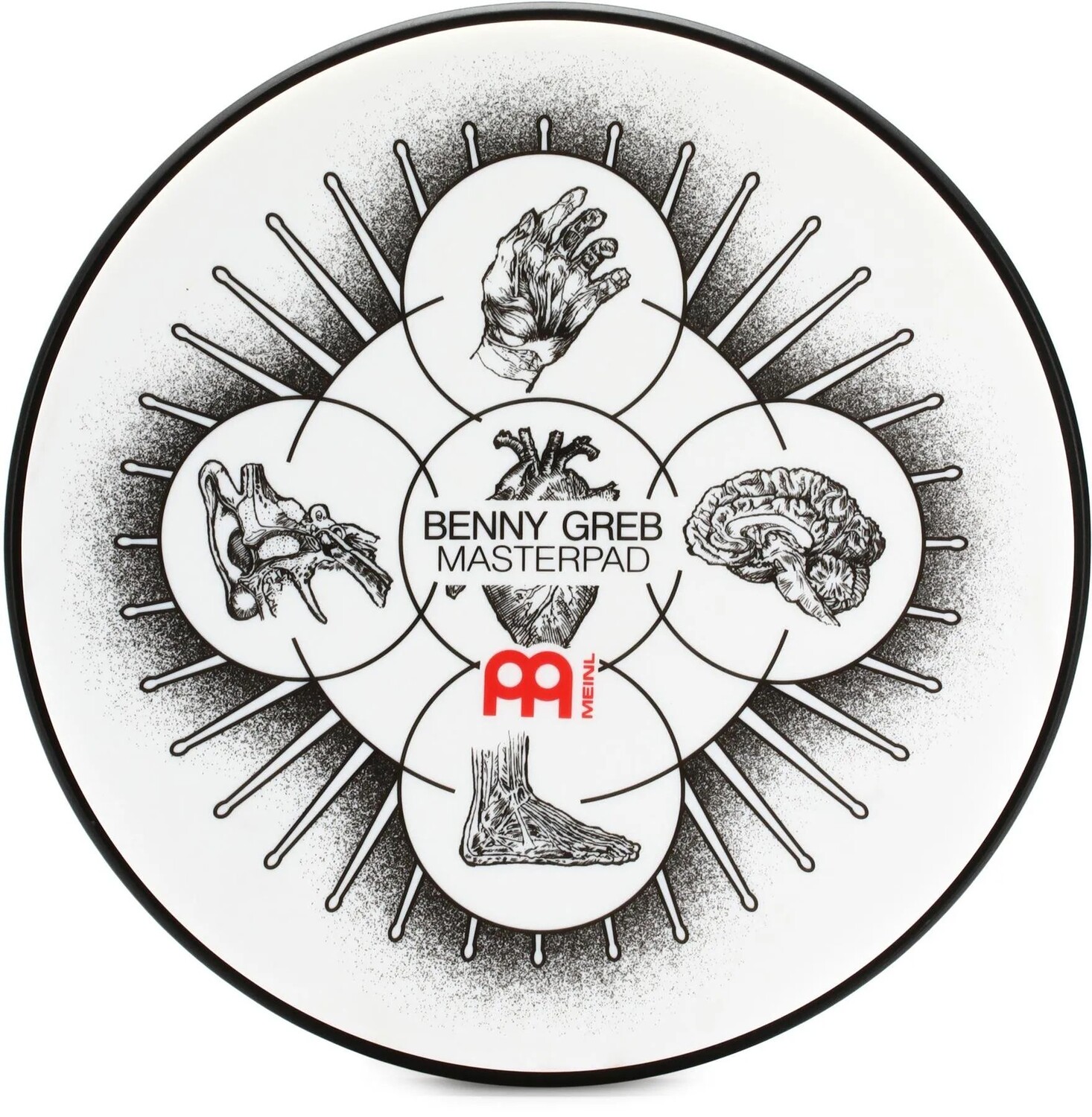 

Тарелки Meinl Benny Greb Practice Pad — 12 дюймов