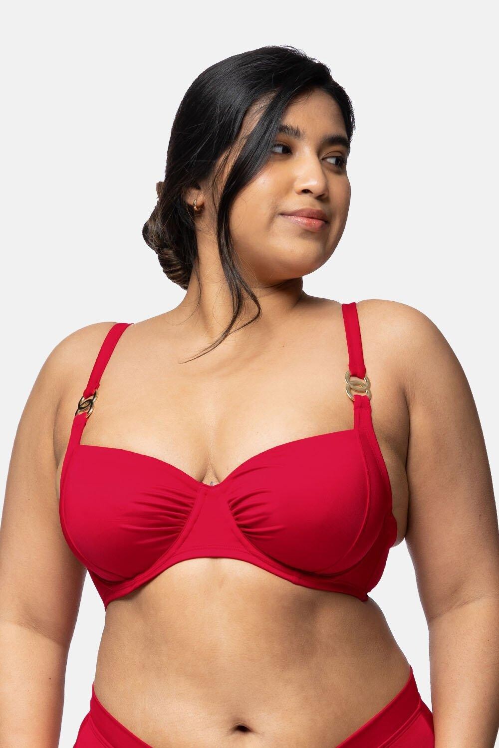 

Топ бикини без подкладок Opio Curve Debenhams, красный