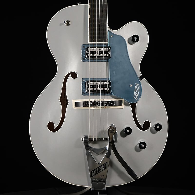 Электрогитара Gretsch G6118T-140 PRO 140th Anniversary w/ case - Two-tone Pure Platinum/Stone Platinum