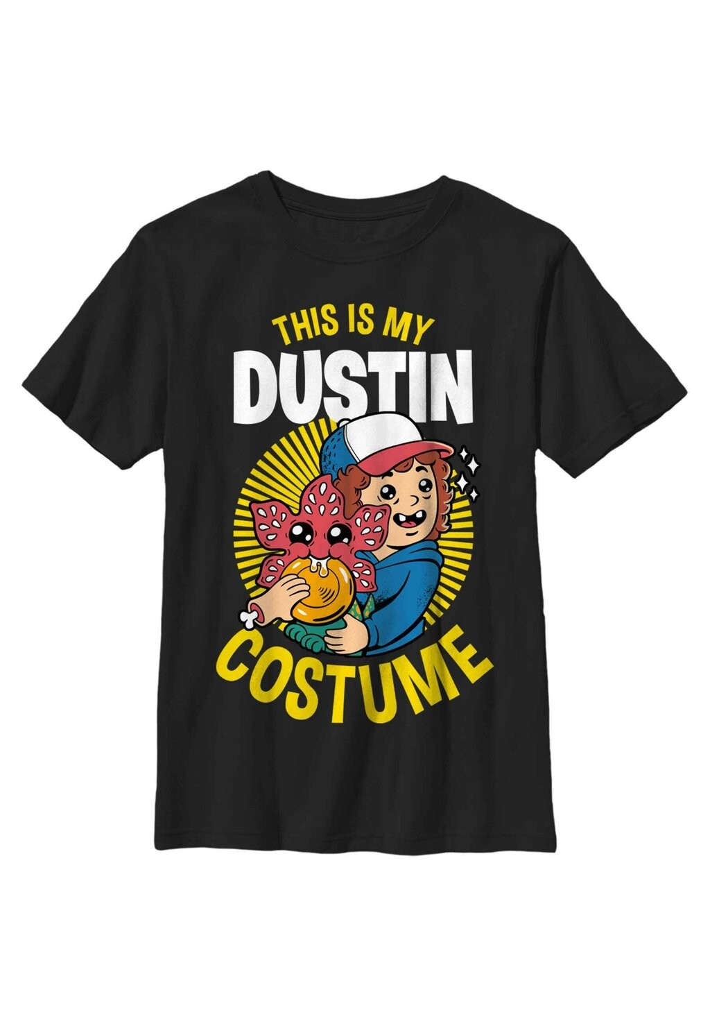 

Футболка с принтом Stranger Things Dustin Costume Henry Tiger, черный