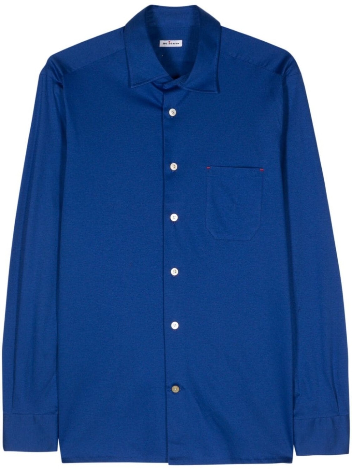 

Kiton рубашка с длинными рукавами, синий
