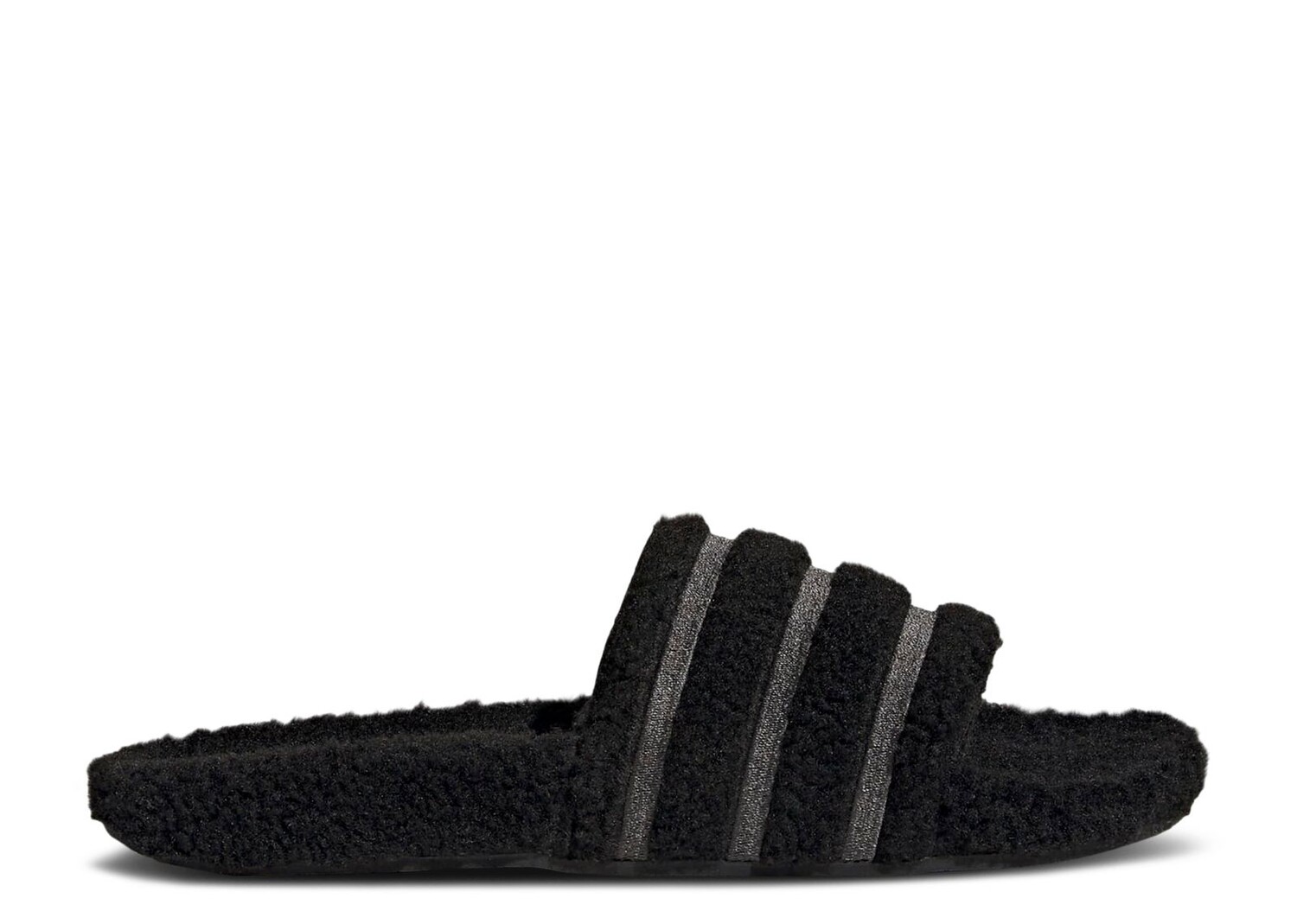 

Кроссовки adidas Adilette Cozy Slide 'Black Grey', черный, Черный;белый