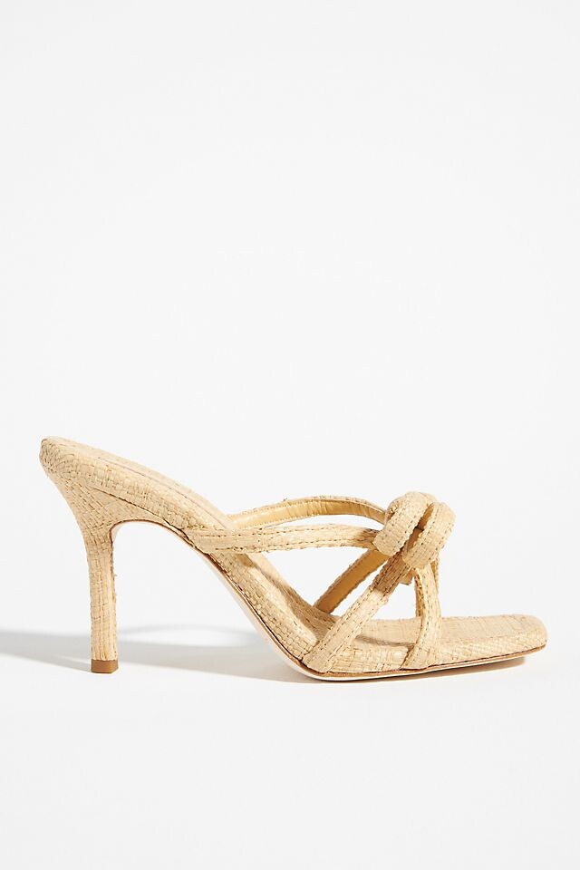 

Туфли на каблуке Loeffler Randall Margi с бантом, песок