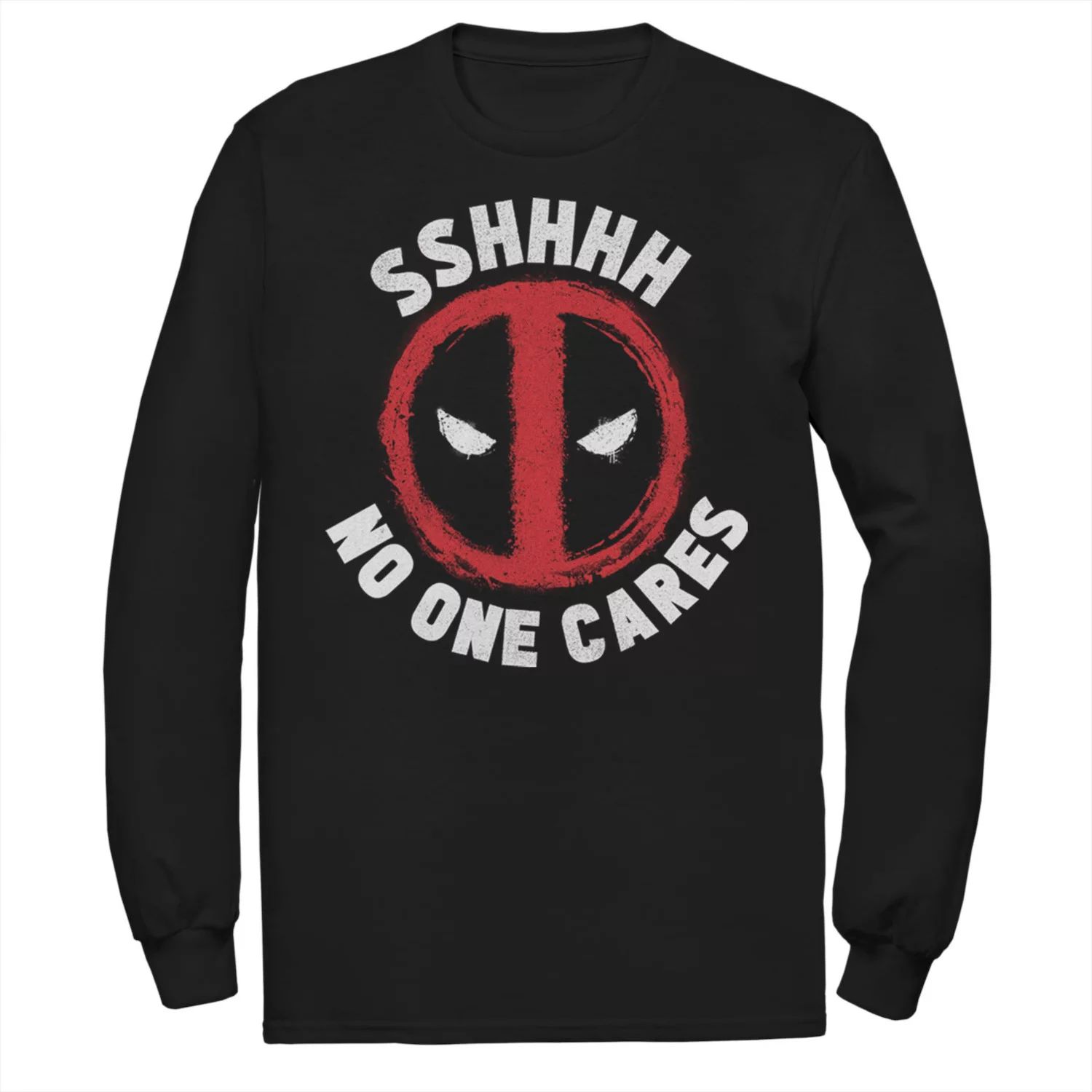 Мужская футболка с логотипом Deadpool Noone Cares Licensed Character