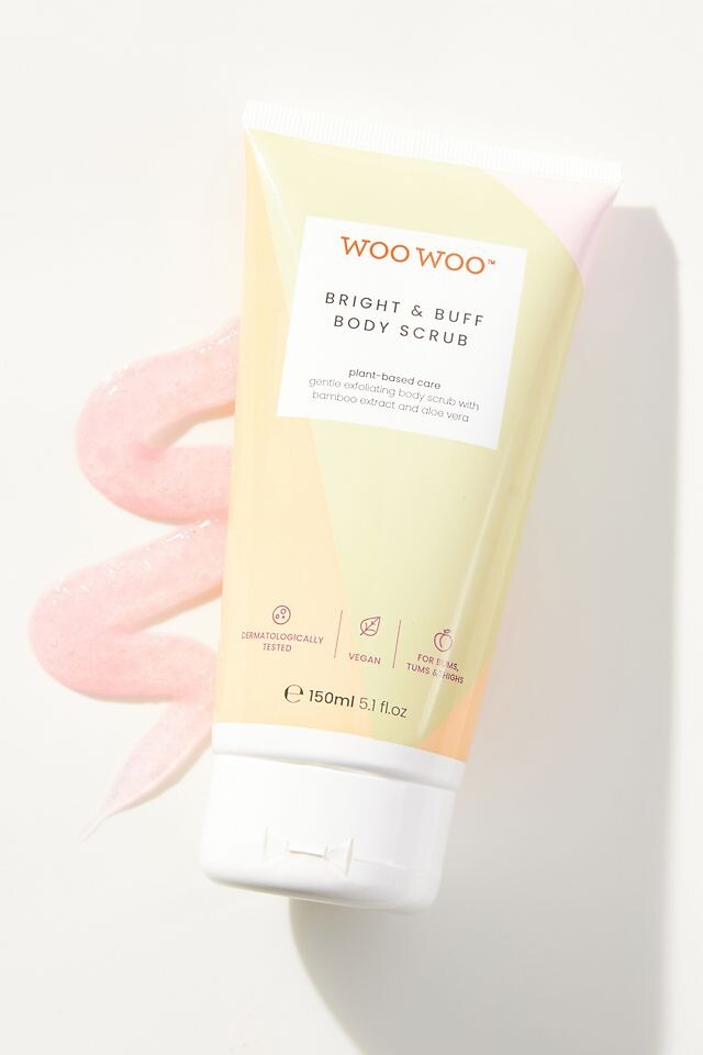 

Скраб для тела WooWoo Bright & Buff, белый