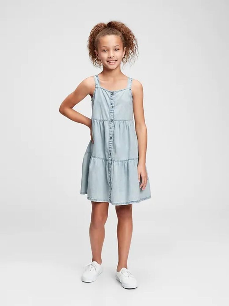

Детское джинсовое платье Gap, синий