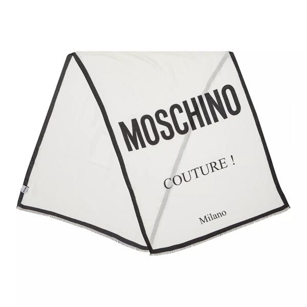 

Шарф scarf 70x180 cm Moschino, черный