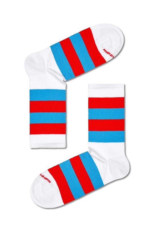 Носки-носки Stripe It 3/4 Crew Sock Happy Socks, мультиколор
