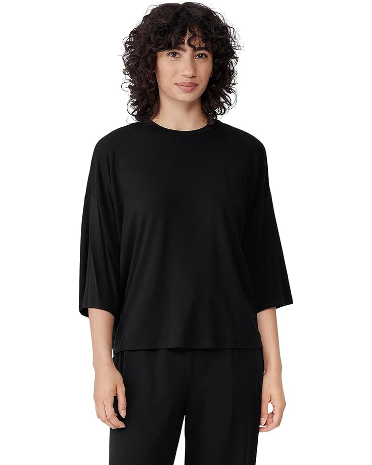 Футболка Eileen Fisher Boxy, черный