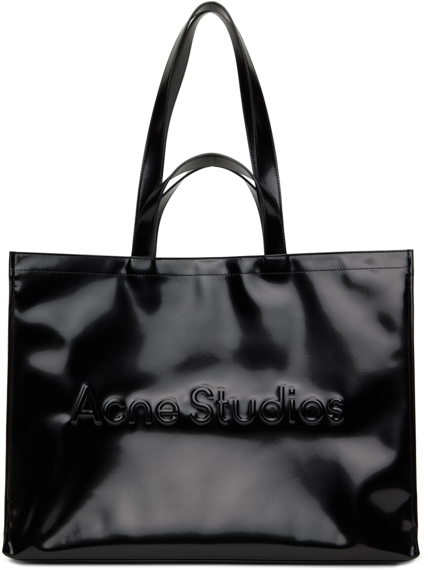 

Черная сумка-тоут на плечо с логотипом Acne Studios, цвет Black