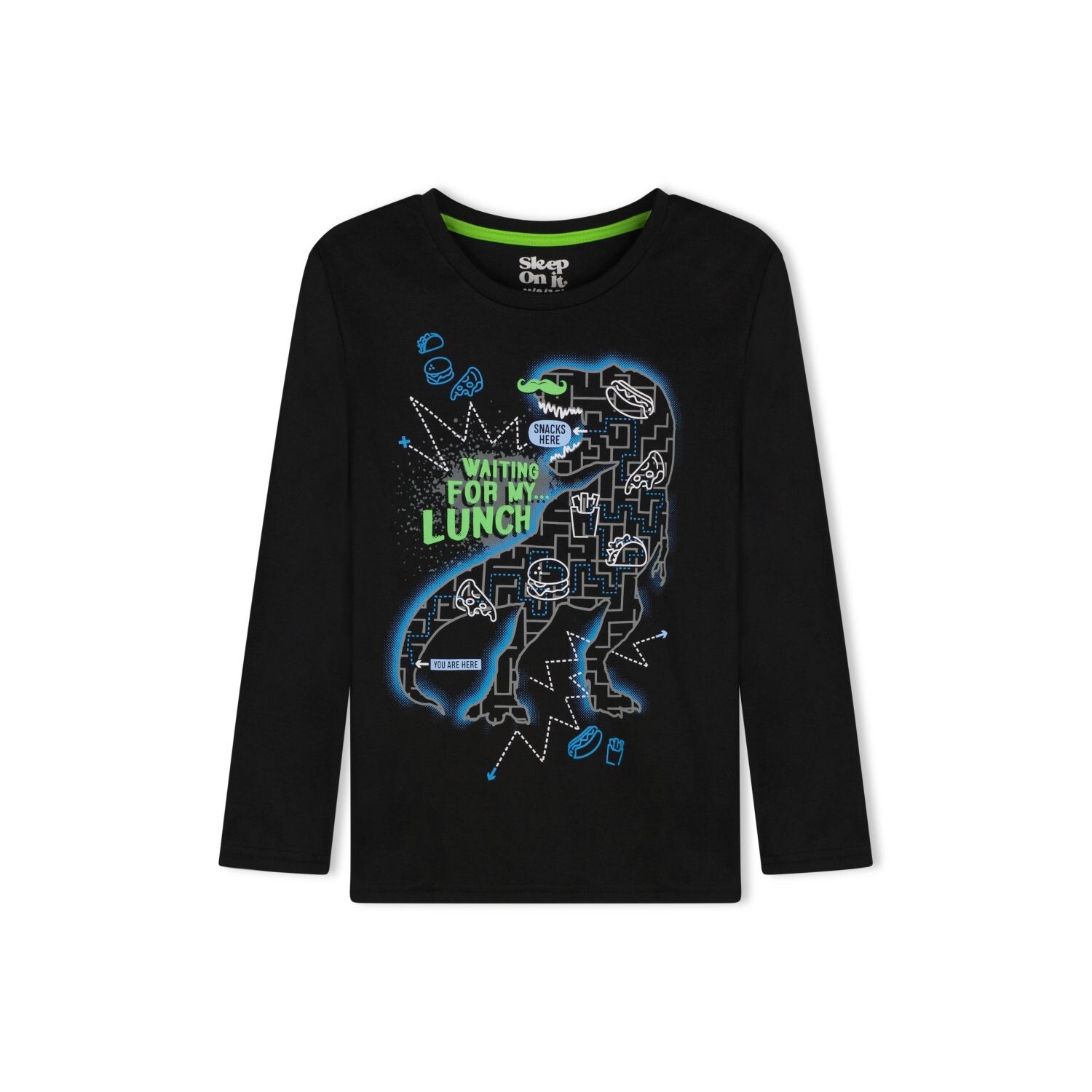

Мягкий флисовый пижамный комплект Sleep On It для мальчиков Snacking Dino из 2 предметов Sleep on it