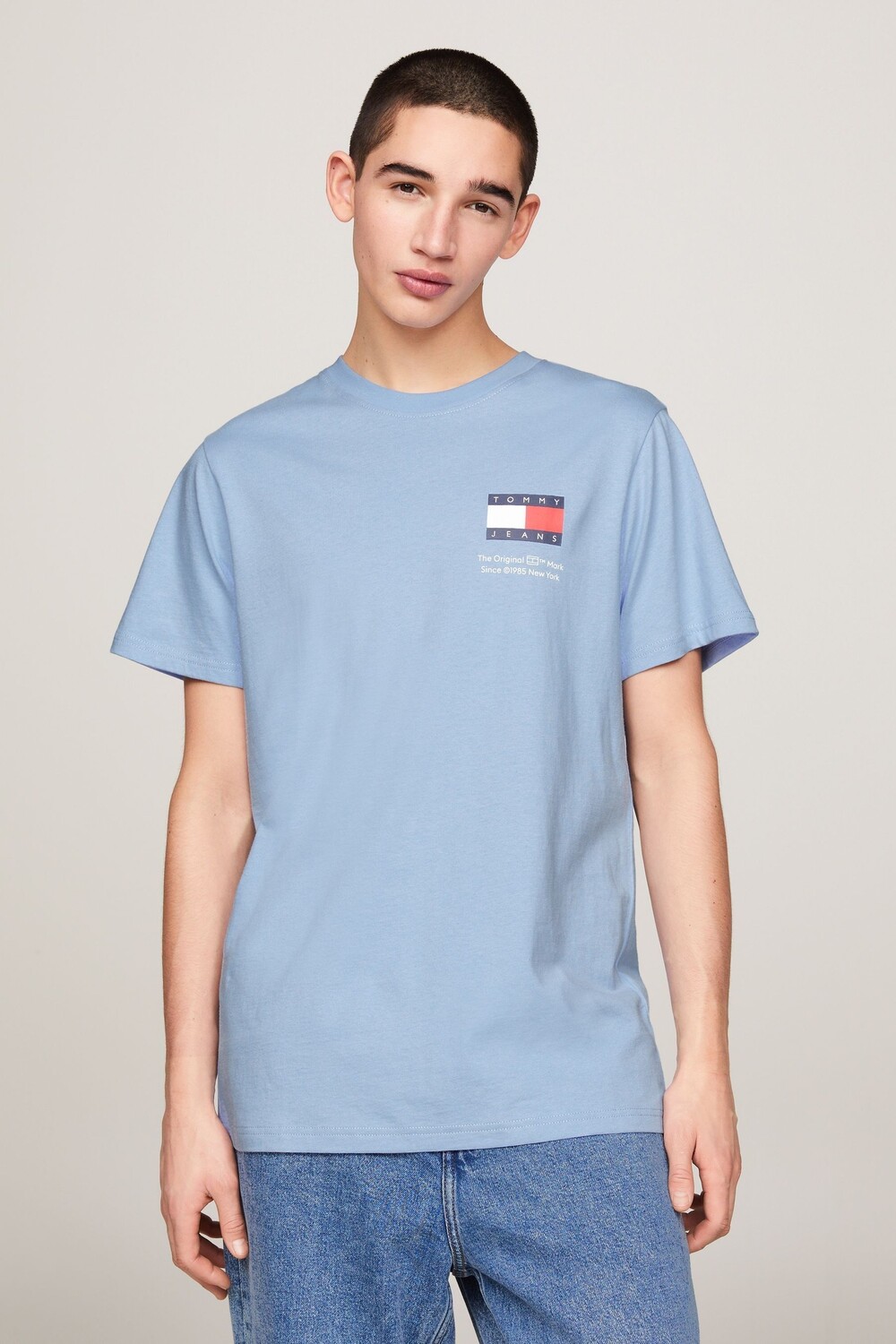 

Тонкая футболка с флагом Essential Tommy Jeans, синий