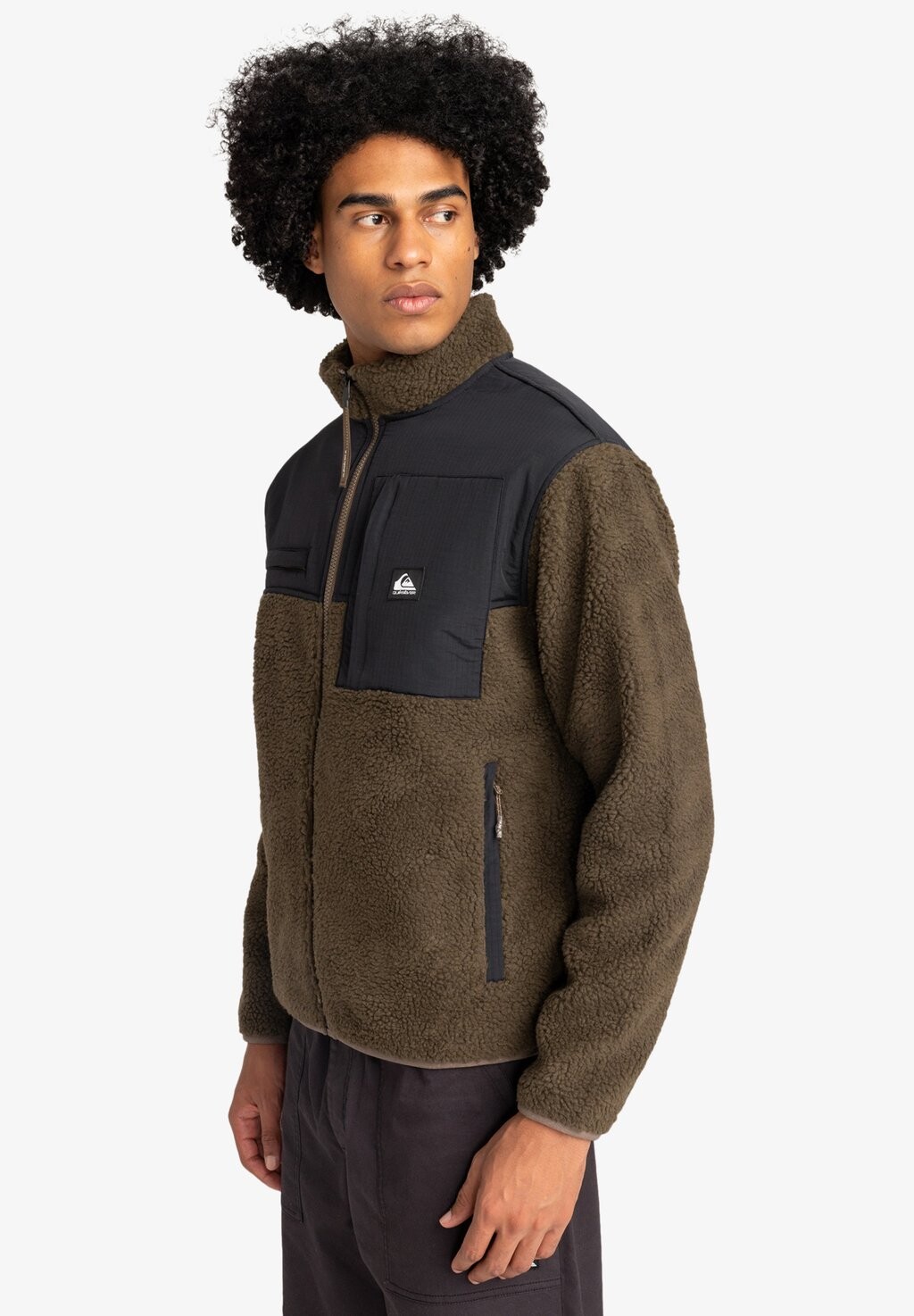 

Флисовая куртка SHALLOW Quiksilver, коричневый