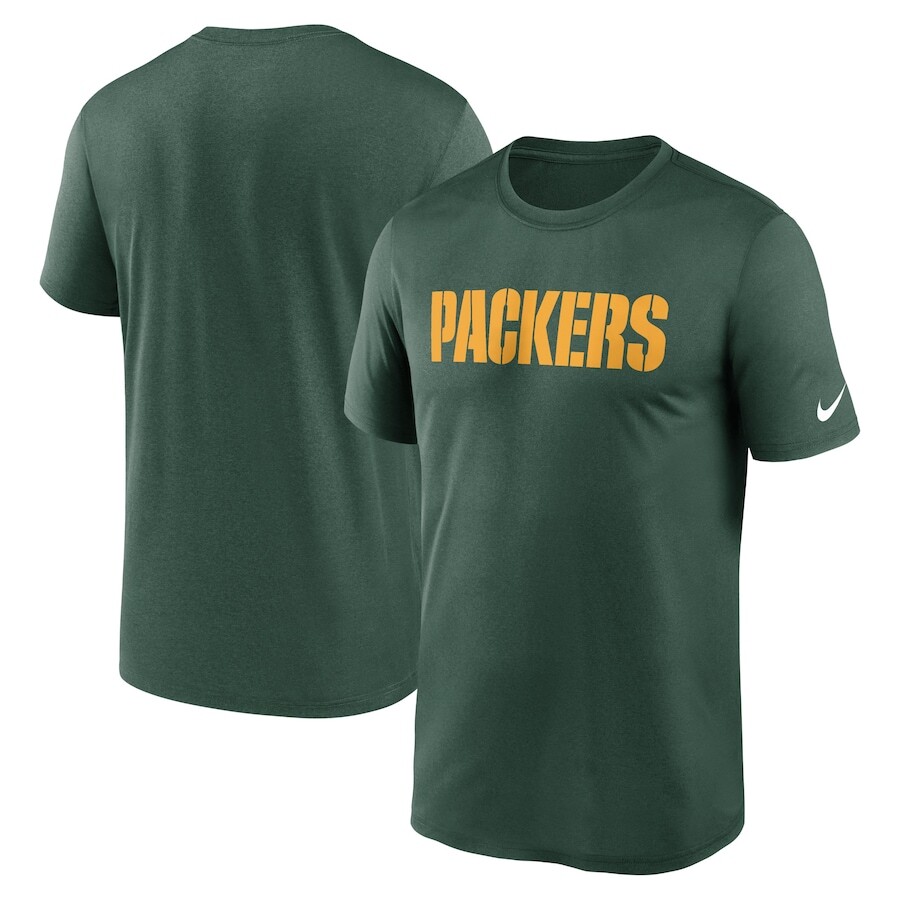 

Футболка с коротким рукавом Nike Green Bay Packers, зеленый