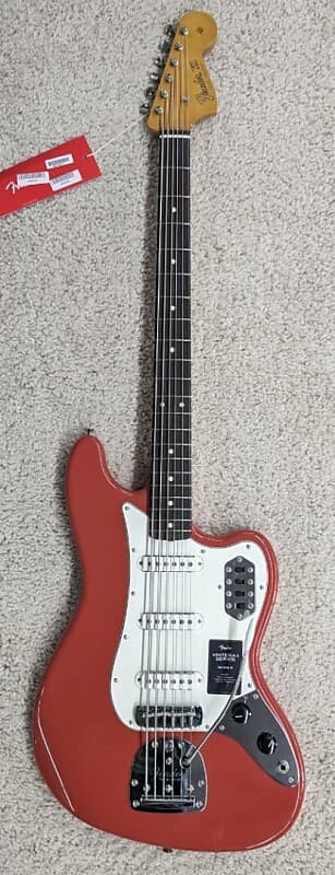 

Басс гитара Fender Vintera II '60s Bass VI, 6 string bass Rosewood Fingerboard, Fiesta Red