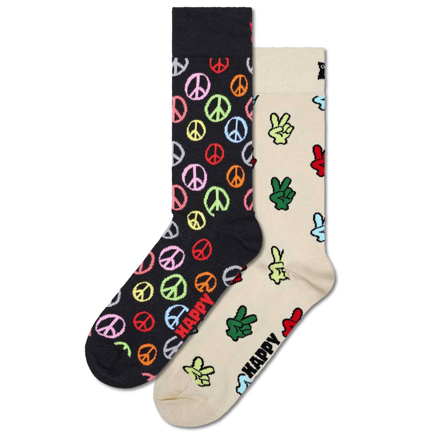 

Носки Happy Socks 2 шт, цвет Peace