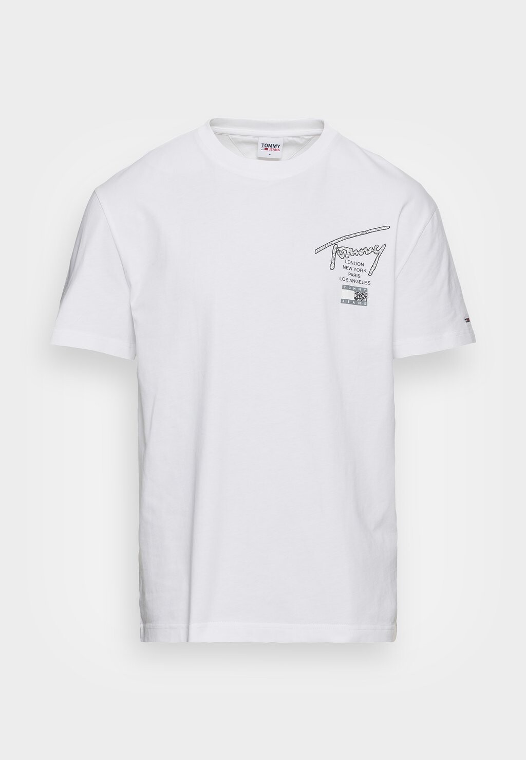 

Футболка с принтом Logo Tee Unisex Tommy Jeans, белый