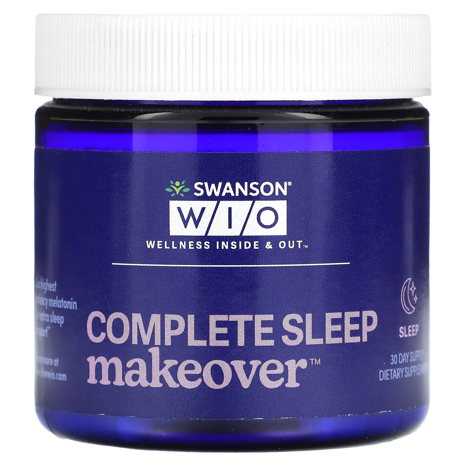 Пищевая добавка Swanson WIO Complete Sleep Makeover Sleep для сна пищевая добавка dream water original sleep powder snoozeberry