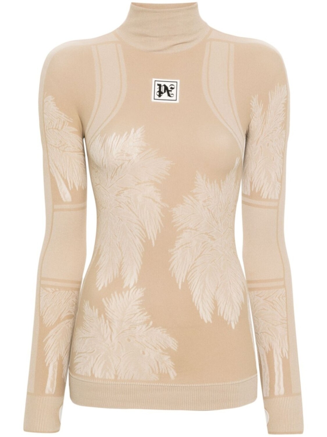 

Лыжный топ Palm Baselayer Palm Angels, бежевый