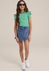 

Футболка с набивным рисунком We Fashion, зеленый
