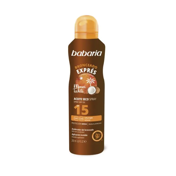 

Солнцезащитный крем bruma aceite seco spf 15 Babaria, количество 1 штука