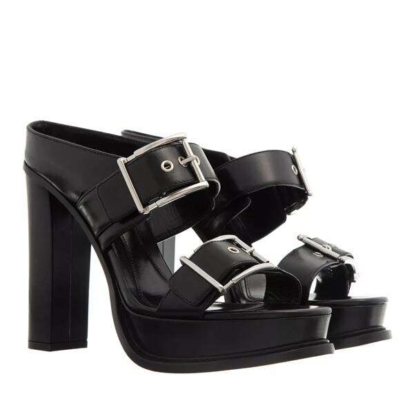 

Сандалии platform buckle sandal Alexander Mcqueen, черный