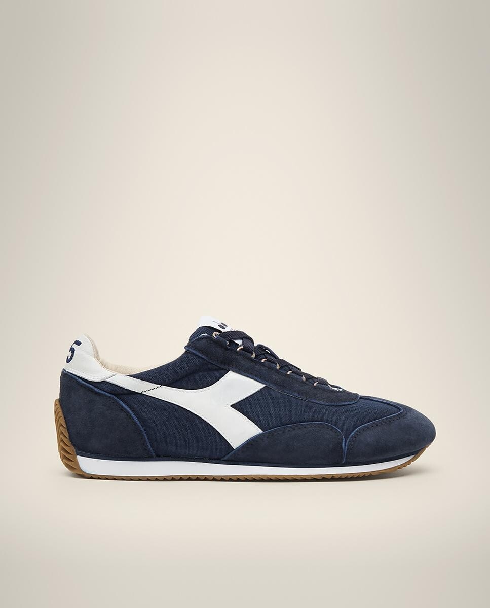 

Спортивные кроссовки унисекс синие кожаные Diadora Heritage, синий
