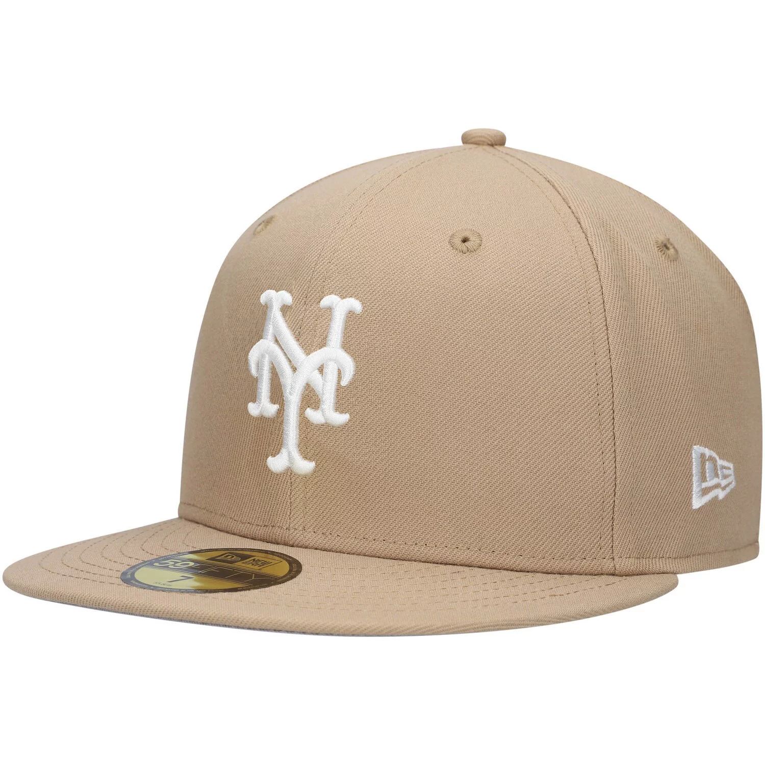 

Мужская приталенная шляпа New Era цвета хаки New York Mets 59FIFTY