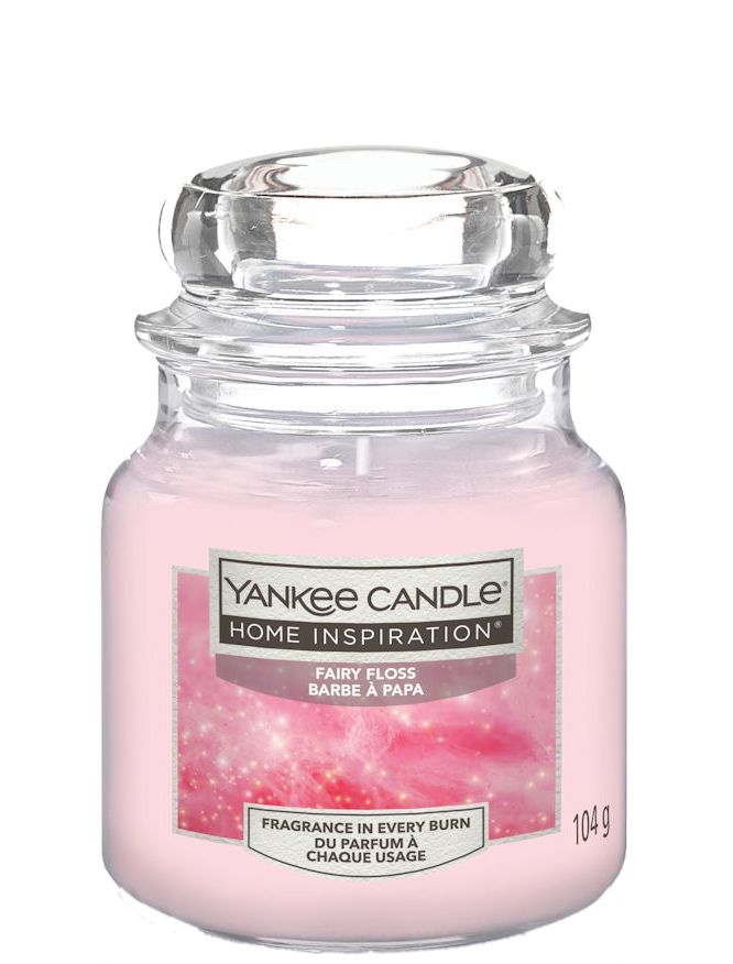 Ароматическая Свеча Yankee Candle Home Inspiration Fairy Floss, 104 гр свеча ароматическая yankee candle exotic acai bowl 104 мл