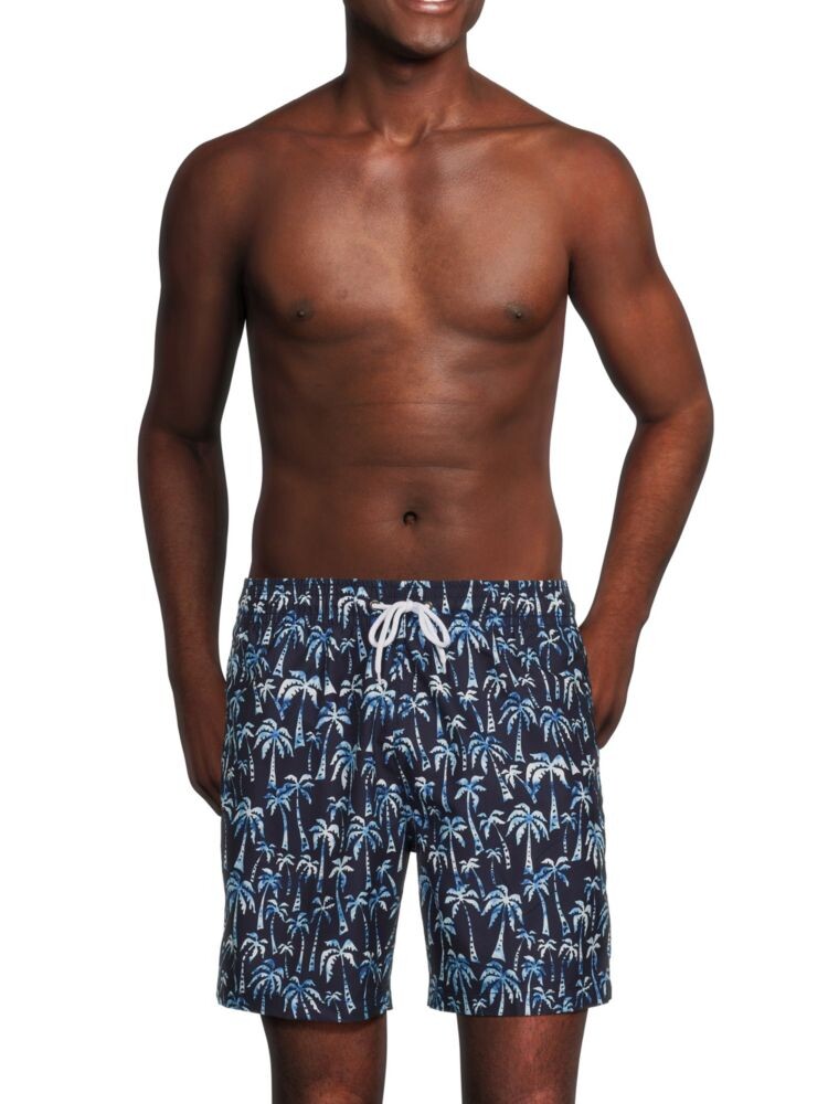 Шорты для плавания Sano Palm Tree Trunks Surf + Swim, цвет Marine Blue