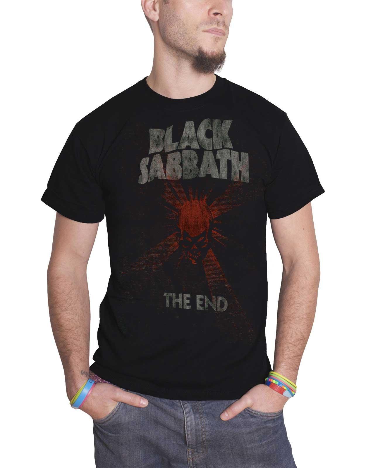 Футболка «Грибное облако» The End World Tour Black Sabbath, черный