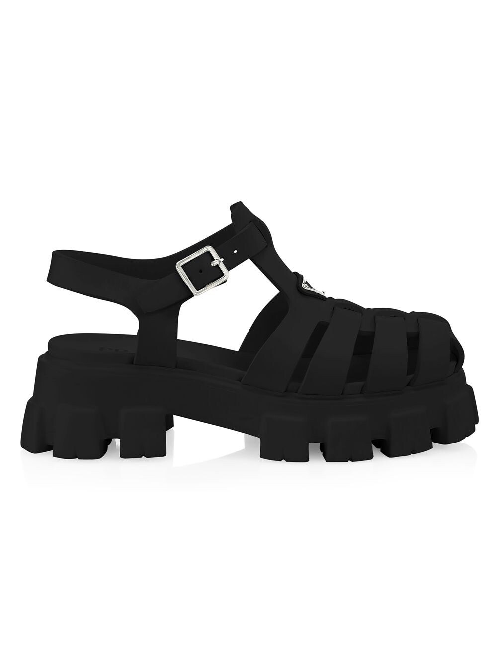 

Резиновые сандалии Soft Cage Prada, неро