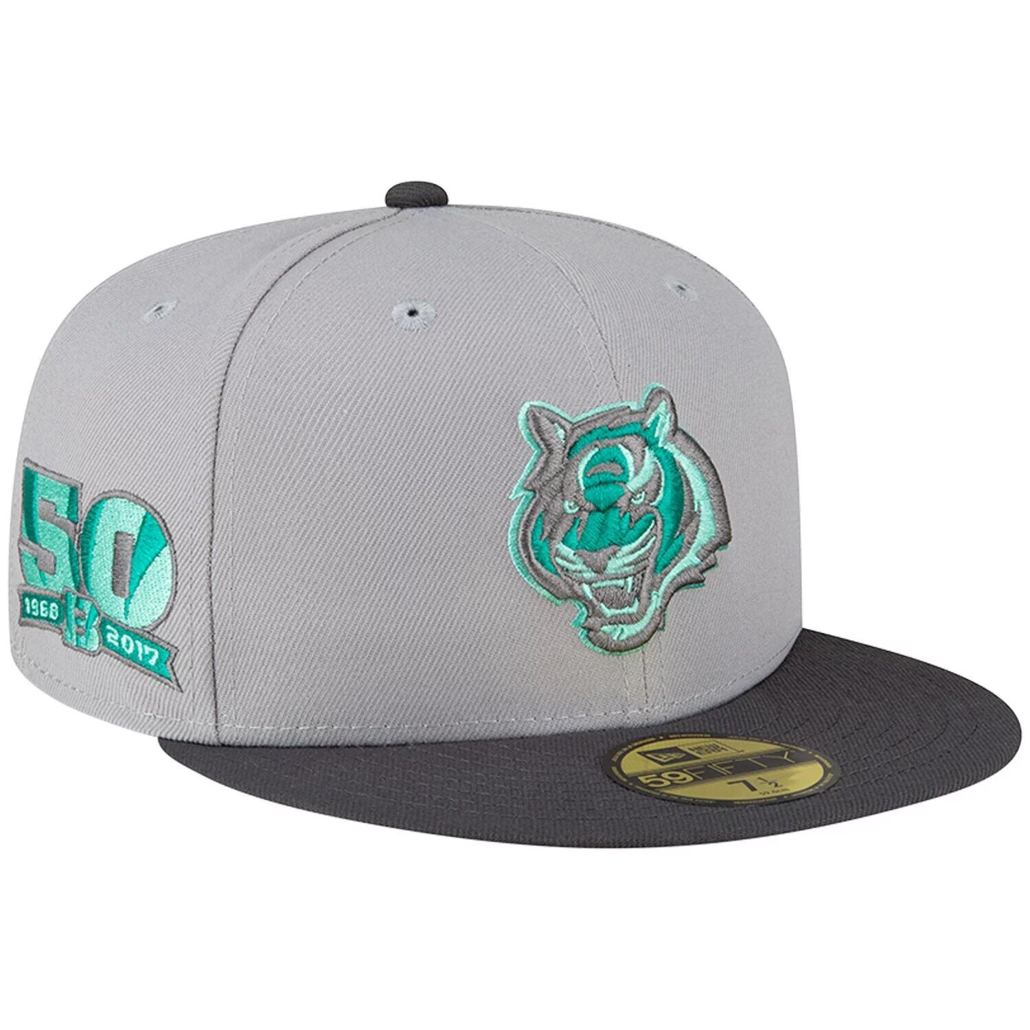 

Мужская приталенная шляпа New Era Grey/Graphite Cincinnati Bengals Aqua Pop 59FIFTY