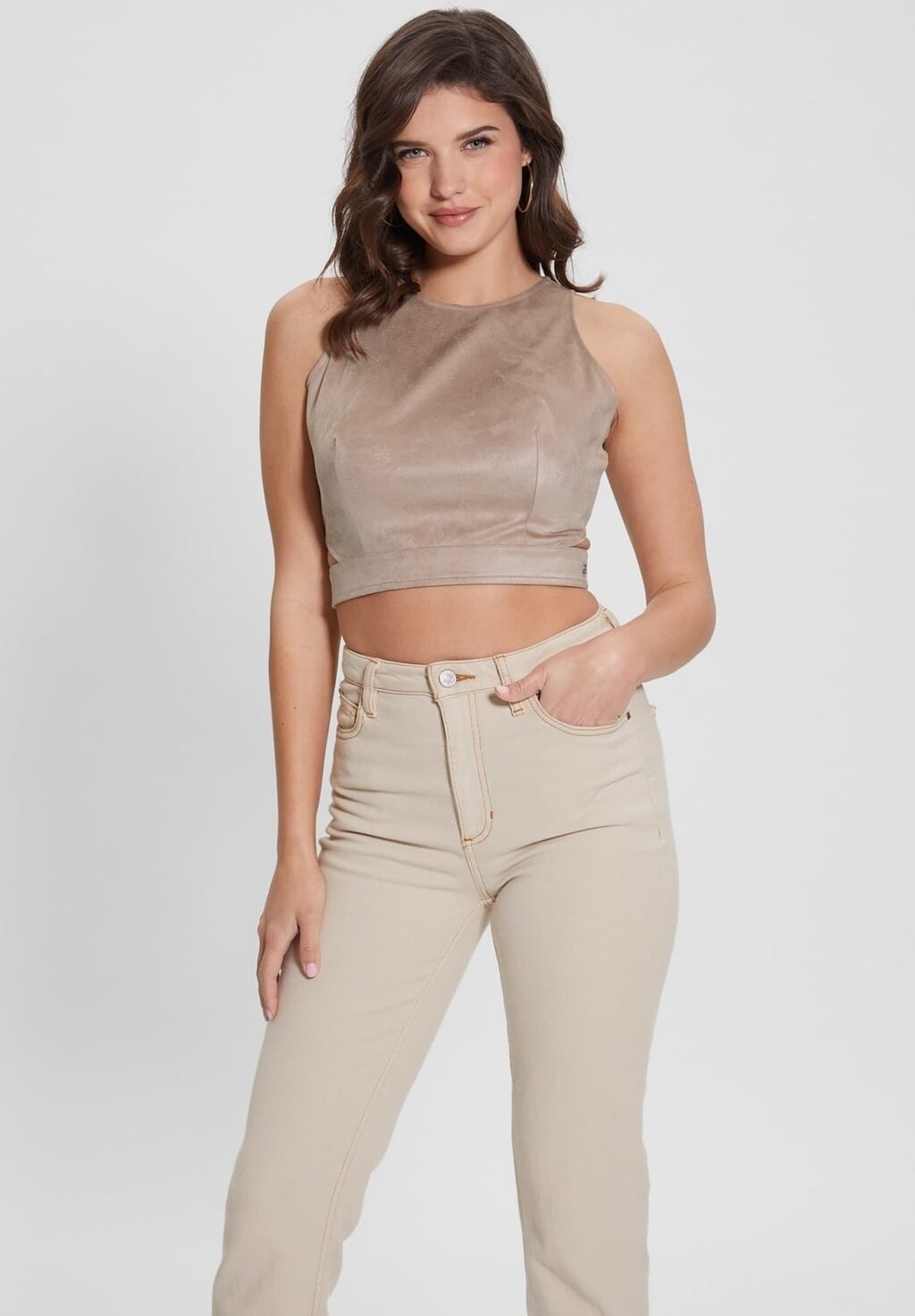

Топ Guess, бежевый