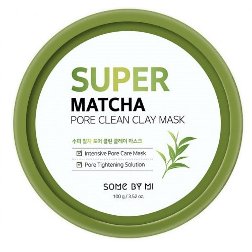 Глиняная маска Super Matcha Pore Clean, 100 г Some by Mi глиняная маска some by mi super matcha pore clean clay mask 100 г