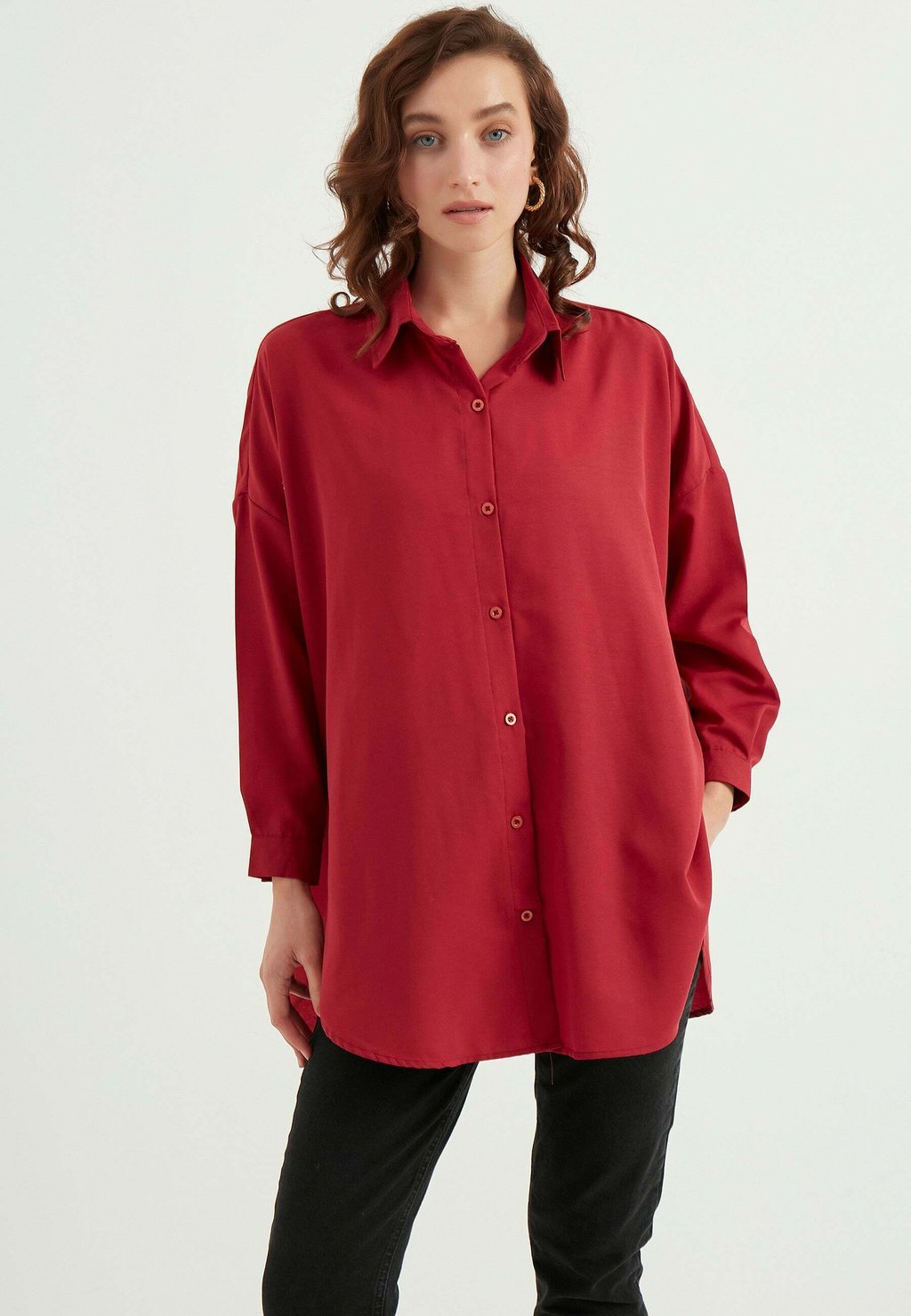 

Блузка-рубашка LONG SLEEVE Herita, цвет red